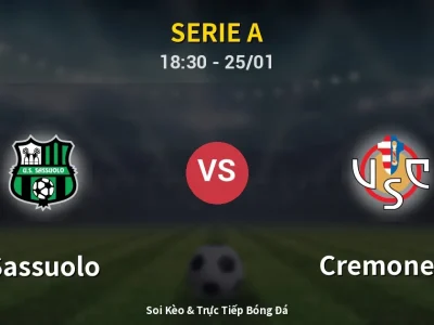 Kết Quả: Sassuolo 1-0 Cremonese – Highlight & Bàn Thắng | Serie A