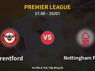 🔴 Trực Tiếp: Brentford 0-1 Nottingham Forest – Link Xem Premier League (Full HD)