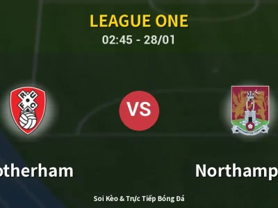 Kết Quả: Rotherham 2-1 Northampton – Highlight & Bàn Thắng | League One
