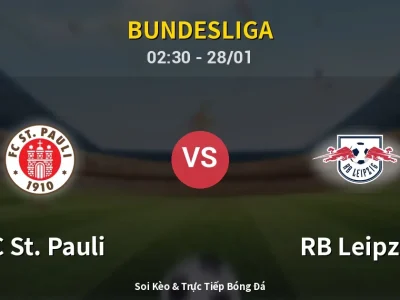 Kết Quả: FC St. Pauli 1-1 RB Leipzig – Highlight & Bàn Thắng | Bundesliga