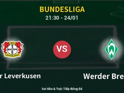 Soi Kèo Bayer Leverkusen vs Werder Bremen – 21:30 24/01 | Nhận Định, Dự Đoán Tỷ Số