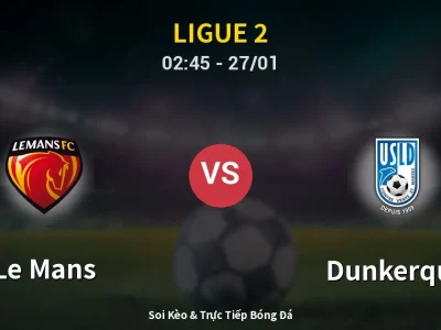 Kết Quả: Le Mans 1-0 Dunkerque – Highlight & Bàn Thắng | Ligue 2
