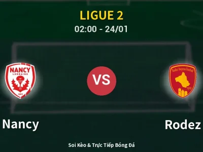 Kết Quả: Nancy 1-3 Rodez – Highlight & Bàn Thắng | Ligue 2