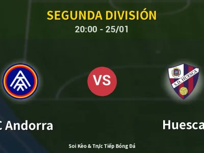🔴 Trực Tiếp: FC Andorra 1-1 Huesca – Link Xem Segunda División (Full HD)