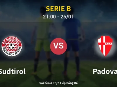 Soi Kèo Sudtirol vs Padova – 21:00 25/01 | Nhận Định, Dự Đoán Tỷ Số