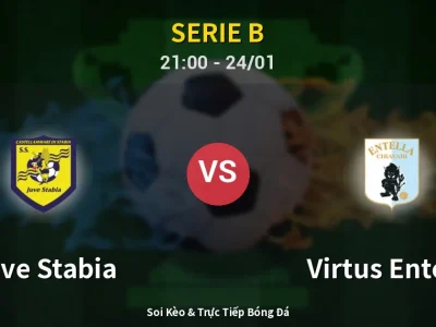 Soi Kèo Juve Stabia vs Virtus Entella – 21:00 24/01 | Nhận Định, Dự Đoán Tỷ Số
