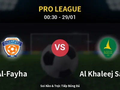 Kết Quả: Al-Fayha 3-1 Al Khaleej Saihat – Highlight & Bàn Thắng | Pro League