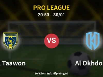 🔴 Trực Tiếp: Al Taawon 0-0 Al Okhdood – Link Xem Pro League (Full HD)