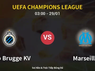 Kết Quả: Club Brugge KV 3-0 Marseille – Highlight & Bàn Thắng | UEFA Champions League