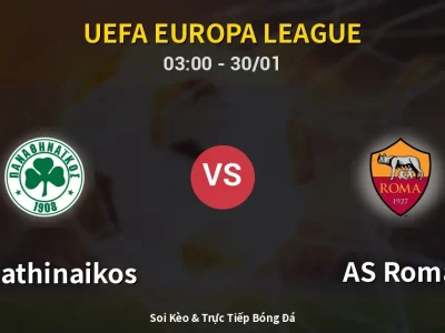 Kết Quả: Panathinaikos 1-1 AS Roma – Highlight & Bàn Thắng | UEFA Europa League