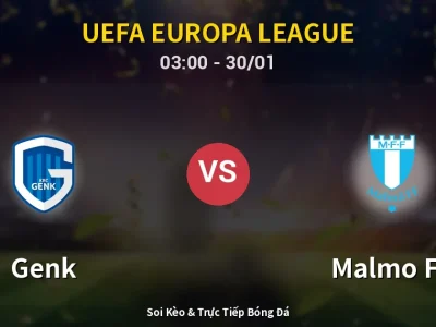 Kết Quả: Genk 2-1 Malmo FF – Highlight & Bàn Thắng | UEFA Europa League