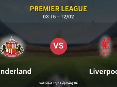 Kết Quả: Sunderland 0-1 Liverpool – Highlight & Bàn Thắng | Premier League