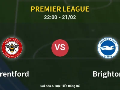 🔴 Trực Tiếp: Brentford 0-0 Brighton – Link Xem Premier League (Full HD)