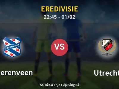 Soi Kèo Heerenveen vs Utrecht – 22:45 01/02 | Nhận Định, Dự Đoán Tỷ Số