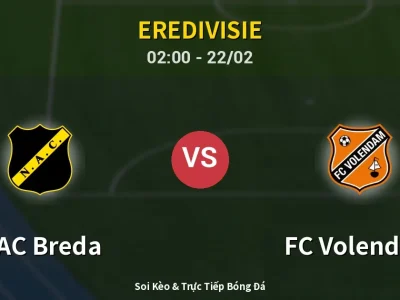 Kết Quả: NAC Breda 1-0 FC Volendam – Highlight & Bàn Thắng | Eredivisie