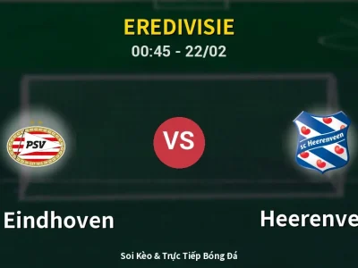 Kết Quả: PSV Eindhoven 3-1 Heerenveen – Highlight & Bàn Thắng | Eredivisie