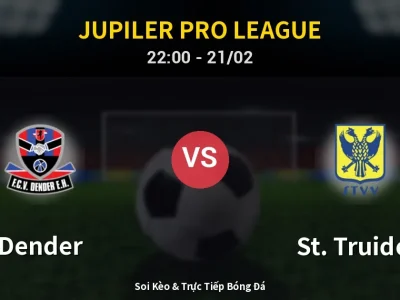 🔴 Trực Tiếp: Dender 1-0 St. Truiden – Link Xem Jupiler Pro League (Full HD)