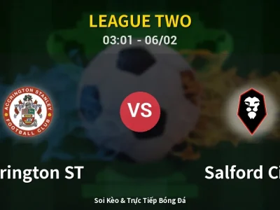 Kết Quả: Accrington ST 1-0 Salford City – Highlight & Bàn Thắng | League Two
