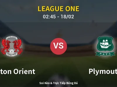 Kết Quả: Leyton Orient 1-3 Plymouth – Highlight & Bàn Thắng | League One