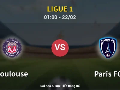 Kết Quả: Toulouse 1-1 Paris FC – Highlight & Bàn Thắng | Ligue 1