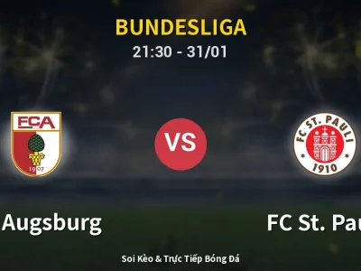 🔴 Trực Tiếp: FC Augsburg 0-0 FC St. Pauli – Link Xem Bundesliga (Full HD)