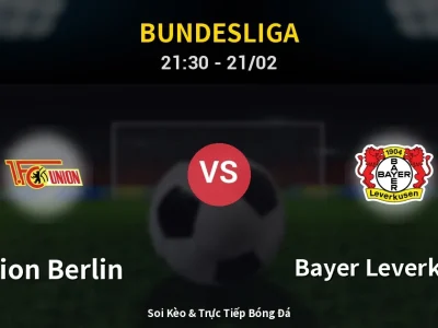 🔴 Trực Tiếp: Union Berlin 1-0 Bayer Leverkusen – Link Xem Bundesliga (Full HD)