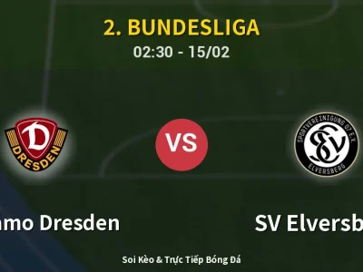 Kết Quả: Dynamo Dresden 1-2 SV Elversberg – Highlight & Bàn Thắng | 2. Bundesliga