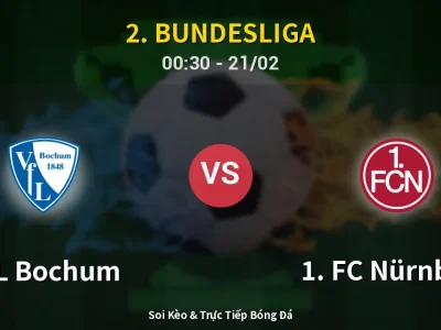 Kết Quả: VfL Bochum 1-1 1. FC Nürnberg – Highlight & Bàn Thắng | 2. Bundesliga