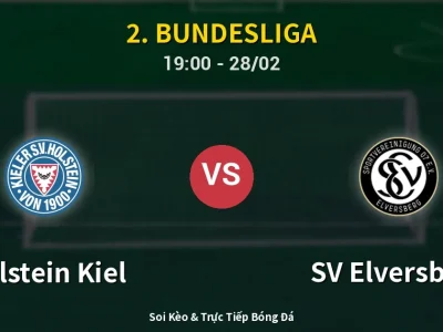 Soi Kèo Holstein Kiel vs SV Elversberg – 19:00 28/02 | Nhận Định, Dự Đoán Tỷ Số