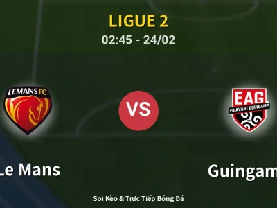 Kết Quả: Le Mans 1-1 Guingamp – Highlight & Bàn Thắng | Ligue 2