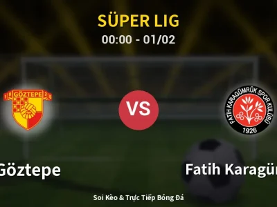 Kết Quả: Göztepe 2-1 Fatih Karagümrük – Highlight & Bàn Thắng | Süper Lig
