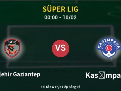 Kết Quả: Gazişehir Gaziantep 2-1 Kasımpaşa – Highlight & Bàn Thắng | Süper Lig