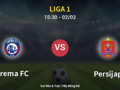 Kết Quả: Arema FC 1-0 Persijap – Highlight & Bàn Thắng | Liga 1