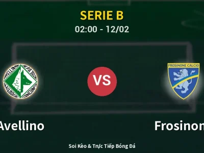 Kết Quả: Avellino 1-3 Frosinone – Highlight & Bàn Thắng | Serie B