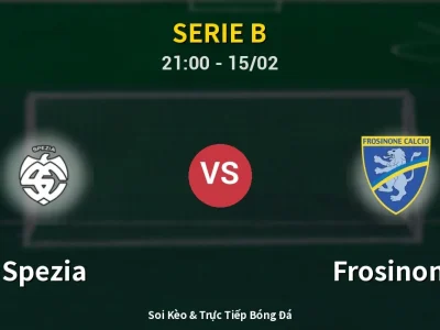 🔴 Trực Tiếp: Spezia 0-2 Frosinone – Link Xem Serie B (Full HD)