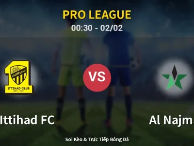 Kết Quả: Al-Ittihad FC 1-0 Al Najma – Highlight & Bàn Thắng | Pro League