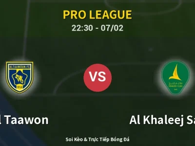 Soi Kèo Al Taawon vs Al Khaleej Saihat – 22:30 07/02 | Nhận Định, Dự Đoán Tỷ Số