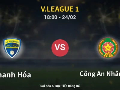 Kết Quả: Thanh Hóa 1-3 Công An Nhân Dân – Highlight & Bàn Thắng | V.League 1