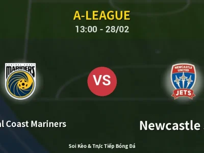 Kết Quả: Central Coast Mariners 0-0 Newcastle Jets – Highlight & Bàn Thắng | A-League