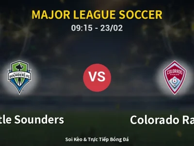 Kết Quả: Seattle Sounders 2-0 Colorado Rapids – Highlight & Bàn Thắng | Major League Soccer