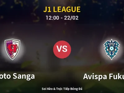 Kết Quả: Kyoto Sanga 2-0 Avispa Fukuoka – Highlight & Bàn Thắng | J1 League