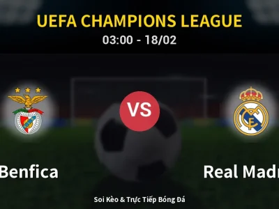 Kết Quả: Benfica 0-1 Real Madrid – Highlight & Bàn Thắng | UEFA Champions League