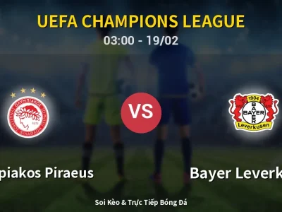 Kết Quả: Olympiakos Piraeus 0-2 Bayer Leverkusen – Highlight & Bàn Thắng | UEFA Champions League
