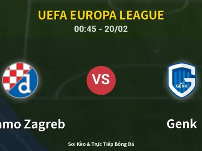 Kết Quả: Dinamo Zagreb 1-3 Genk – Highlight & Bàn Thắng | UEFA Europa League