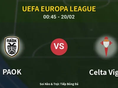 Kết Quả: PAOK 1-2 Celta Vigo – Highlight & Bàn Thắng | UEFA Europa League