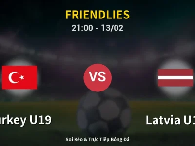🔴 Trực Tiếp: Turkey U19 0-0 Latvia U19 – Link Xem Friendlies (Full HD)