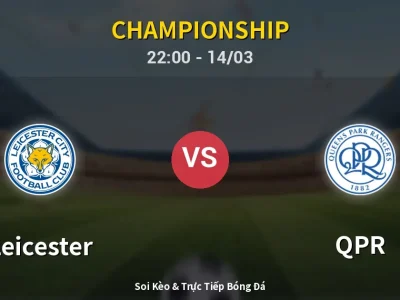 🔴 Trực Tiếp: Leicester 1-0 QPR – Link Xem Championship (Full HD)