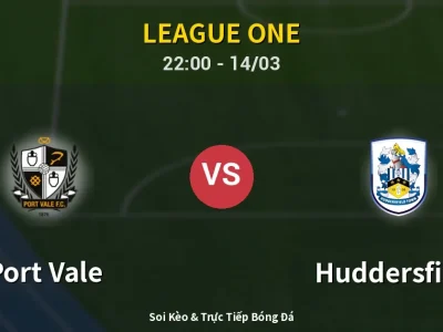 🔴 Trực Tiếp: Port Vale 0-0 Huddersfield – Link Xem League One (Full HD)