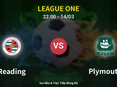🔴 Trực Tiếp: Reading 2-1 Plymouth – Link Xem League One (Full HD)