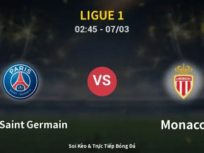 Kết Quả: Paris Saint Germain 1-3 Monaco – Highlight & Bàn Thắng | Ligue 1